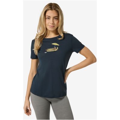 5. Damen-T-Shirt SUPER.NATURAL W Hot Dog Tee, marineblau