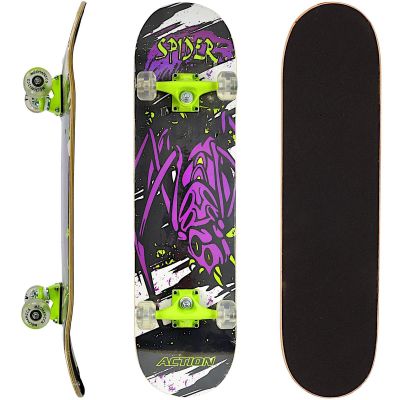 2. PROFESSIONELLES SKATEBOARD SCHWARZ