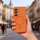 8. Tech-Protect Magmat MagSafe Hülle für Samsung Galaxy S26 - Orange Matt