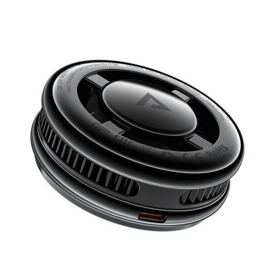 4. Acefast E47 Qi2 25W Magnetisches kabelloses Ladegerät mit Kühlung – Schwarz