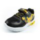 3. Leomil Kinder-Sportschuhe Pokémon-Sneaker, leicht, mit Klettverschluss und LED-Beleuchtung, schwarz-gelb
