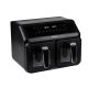 Heißluftfritteuse ALPINA 2 × 4 l, 2200 W, schwarz