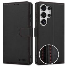 Tech-Protect Brieftaschenhülle für Samsung Galaxy S26 Ultra – Schwarz und Rot