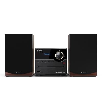 7. Sharp XL-B517D Mikro-Heim-Audiosystem 45W Braun