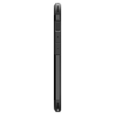 6. Spigen Tough Armor Hülle mit MagSafe für iPhone 16e / 17e mit Ständer – Schwarz