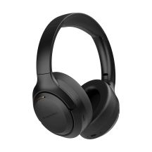 Kruger&Matz F8A Kabelloser On-Ear-Kopfhörer mit ANC, Schwarz