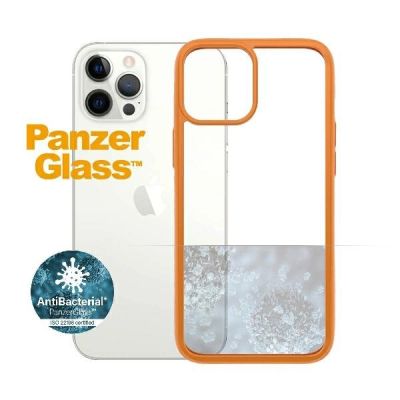 5. PanzerGlass ClearCase Hülle für iPhone 12 Pro Max - transparent orange