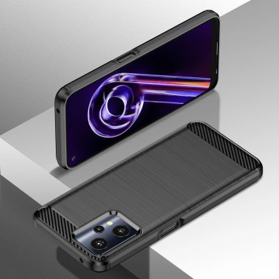 6. Carbon Case Flexible Cover Realme 9 Pro schwarz