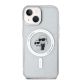 3. Karl Lagerfeld Karl&Choupette Glitter MagSafe Hülle für iPhone 15 Plus – transparent