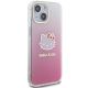 4. Hello Kitty IML Gradient Electrop Kitty Head Hülle für iPhone 15 – Rosa