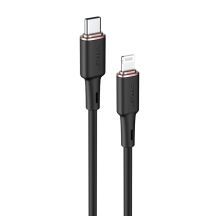 Acefast Kabel MFI USB Typ C - Lightning 1,2m, 30W, 3A schwarz (C2-01 schwarz)