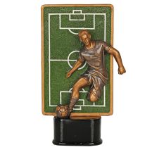Fußballstatuette RFST3055/BR/GN