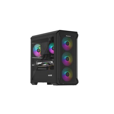 24. NATEC Genesis Irid 503 ARGB NPC-1559 Gehäuse (Micro-ATX, Mini-ITX; Schwarz)
