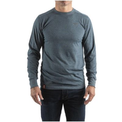 Milwaukee Langarm-T-Shirt - Blau HTLSBLU-XXL