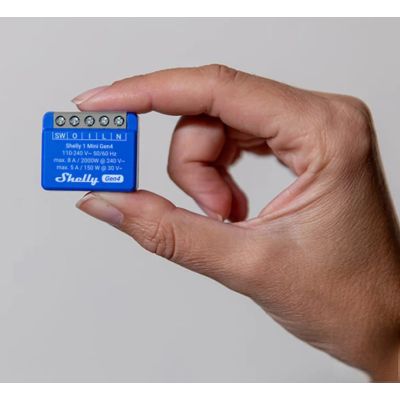 2. Shelly 1 Mini Gen4 Smart WiFi Controller, 2 Stück