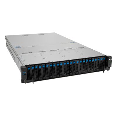 Asus Rack-Plattform (2U) RS520A-E12-RS24U AMD Epyc 9004 (24x NVMe, 2x M.2, 2x 10Gbe, IPMI, 1+1 1600W)