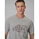 3. Herren-T-Shirt mit Print und Regular Fit 4F 4FRSS26TTSHM3989-10S