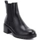 6. Damen-Ankle-Boots, gefüttert, schwarz, Potocki SZ12742