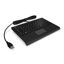KeySonic ACK-3410 (US) Office-Tastatur USB US Englisch Schwarz