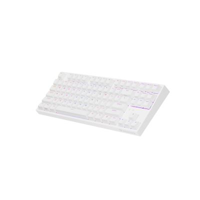 13. GENESIS Thor 404 TKL Gaming-Tastatur USB QWERTY Amerikanische Internationale Tastatur Weiß