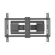 9. MACLEAN TV-WANDHALTERUNG, VESA 600 x 400, max. 37–90 Zoll, max. Traglast 65 kg, Schwarz, MC-881 N