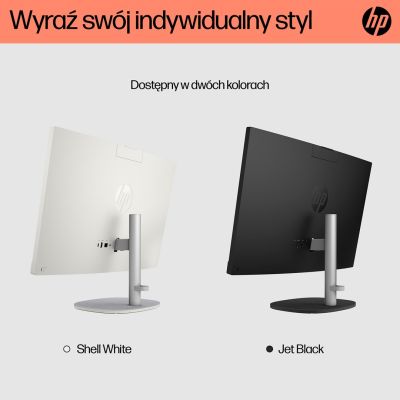 10. HP All-in-One 24-cr0334nw Ryzen 7 7730U 23,8" FHD IPS 250 Nits AG 16 GB DDR4 3200 SSD512 Radeon Vega 8 LAN-Kamera 1080p + IR-Kamera, kein Betriebssystem, Gehäuse Weiß, 2 Jahre Garantie