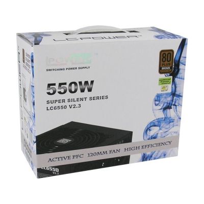 2. LC-Power LC6550 V2.3 Netzteilmodul 550 W 20+4 Pin ATX Schwarz