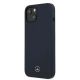 Mercedes Silicone Line Case für iPhone 13 mini - Marineblau