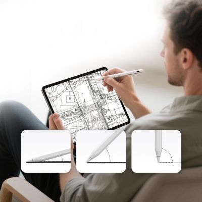 6. Wozinsky WRA-08 Stylus für iPad USB-C Schnellladung - Weiß