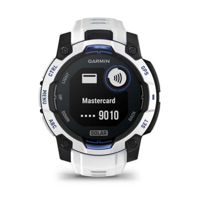 4. GARMIN Instinct 3 45mm SOLAR Whitestone Smartwatch