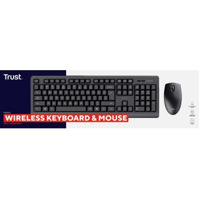 6. TRUST PRIMO Kabelloses Tastatur- und Maus-Set