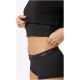 Damen-Kurzarmshirt SUPER.NATURAL W CROP TEE, schwarz