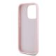 7. Karl Lagerfeld Diagonal Quilted Script Hülle für iPhone 15 Pro Max – Rosa