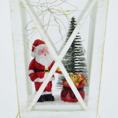 4. Dekorative Laterne, Höhe: 48 cm – Weihnachtsmann