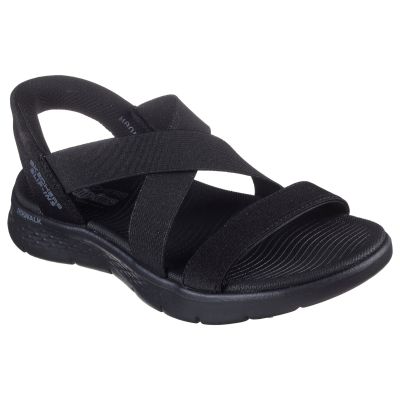 Skechers Damen GO WALK FLEX SANDALE GLIMMER UP 141489 BBK