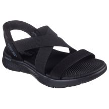 Skechers Damen GO WALK FLEX SANDALE GLIMMER UP 141489 BBK