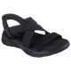 Skechers Damen GO WALK FLEX SANDALE GLIMMER UP 141489 BBK