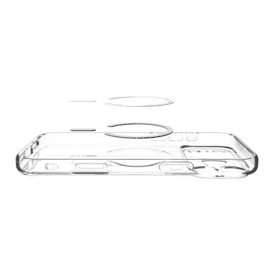 7. Spigen Ultra Hybrid MagSafe Case für iPhone 17 Pro - Clear Gray