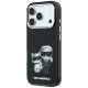 2. Karl Lagerfeld IML Karl&Choupette Bodies Sketch Print MagSafe Hülle für iPhone 17 Pro / 18 Pro - Schwarz
