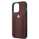 6. BMW Leather Curve Perforate Case für iPhone 13 Pro / iPhone 13 – Rot