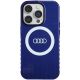 Audi IML Big Logo MagSafe Hülle für iPhone 14 Pro – blau