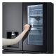 9. LG GMG960EVJE Side-by-Side-Kühlschrank mit mehreren Türen, 179 cm, Essence Black Steel, Mattschwarz, Total NoFrost, Wasserzulauf