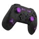 3. Dragonshock PopTop Schwarz, Lila Bluetooth-Gamepad Analog/Digital für Nintendo Switch und PC