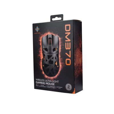 8. Deltaco Gaming DM370 Maus, beidhändig bedienbar, kabellos (RF) + Bluetooth + USB Typ-A, optisch, 12000 DPI