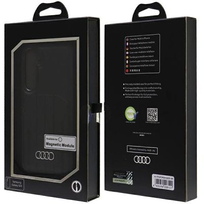 7. Audi Kunstleder MagSafe S24 S921 schwarz/schwarz Hardcase AU-TPUPCMS24-Q5/D1-BK