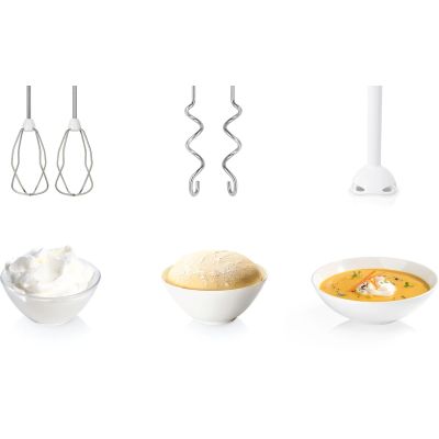 9. BOSCH MFQ36440 Handmixer (450W; weiß)