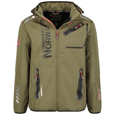 Geographical Norway Royaute DB 068 M WY1997H/GN-Kaki / Black Softshelljacke