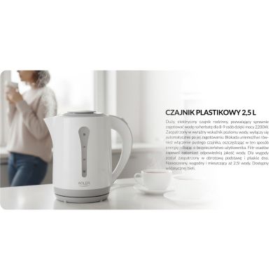 19. Adler AD 1244 Wasserkocher (2200W 2,5l; blau)
