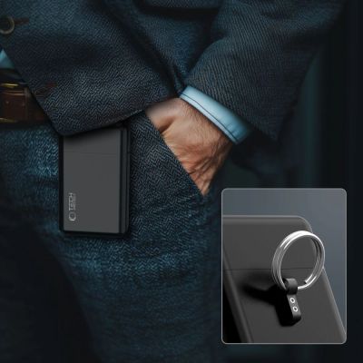 7. Tech-Protect KLR200 Metall-RFID-blockierendes Autoschlüsseletui – Schwarz