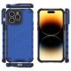 17. Wabenhülle für iPhone 14 Pro Max gepanzerte Hybridhülle blau
